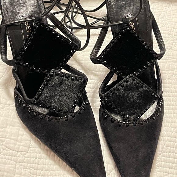 Sergio Rossi Wrap Around Shoes - Picture 1 of 4